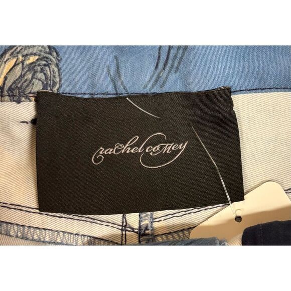 Rachel Comey Printed Pant in Blue NWT Size 4 - Picture 3 of 4